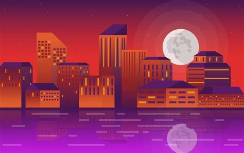 Vector City Landscape Illustration 224411 Vector Art at Vecteezy