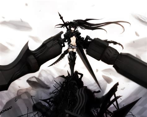Who is this black haired girl with a massive sword and gun - Anime & Manga Stack Exchange