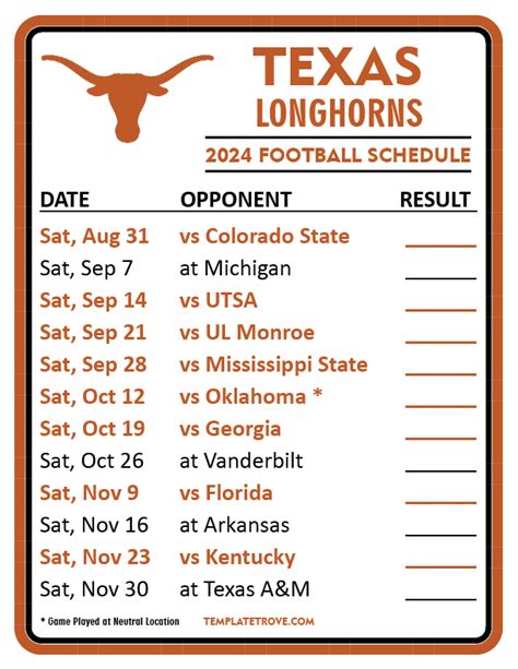 Texas Longhorns Volleyball Schedule 2024 - Natty Viviana