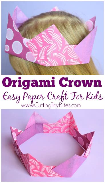 Origami Crowns- Easy Paper Craft For Kids | What Can We Do With Paper ...