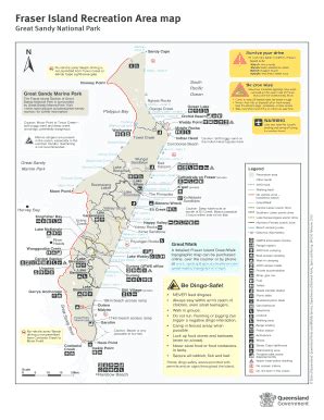 Fraser Island Parks Map