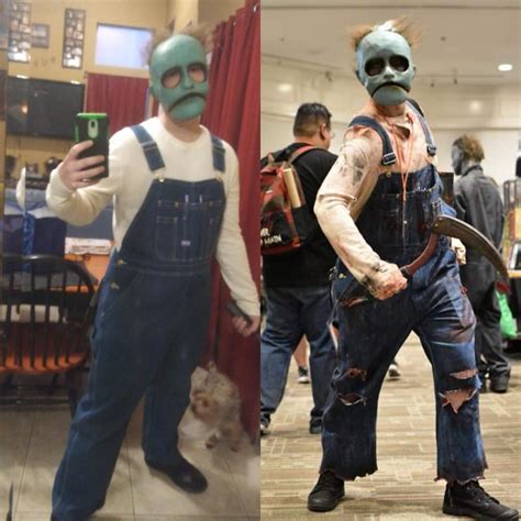 [Self] my leslie Vernon cosplay before and at time of days of the dead ...