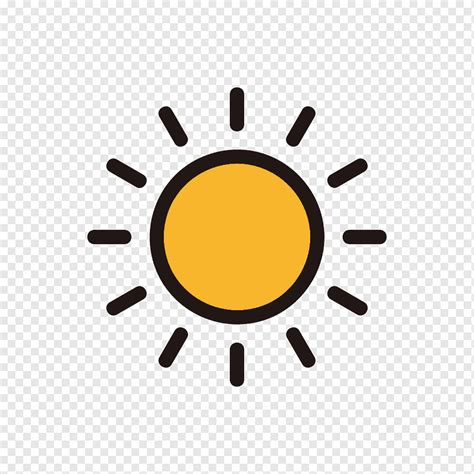 Weather, sun, sunny, temperature, Weather Color icon, png | PNGWing