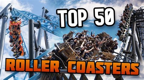 Top 50 Roller Coasters in the World (June 2023) - YouTube