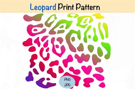 Leopard Print Pattern ,neon Color Graphic by LuckyDigitalArtShop · Creative Fabrica