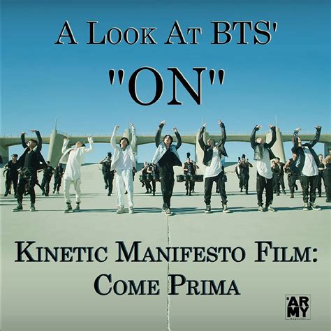 A LOOK AT BTS’ “ON” KINETIC MANIFESTO FILM: COME PRIMA