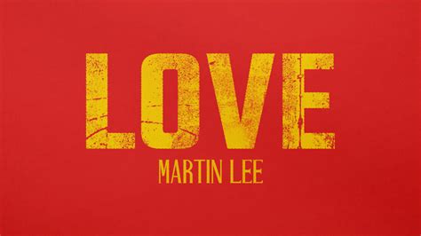 Martin Lee Debuts With Love - The Static Dive