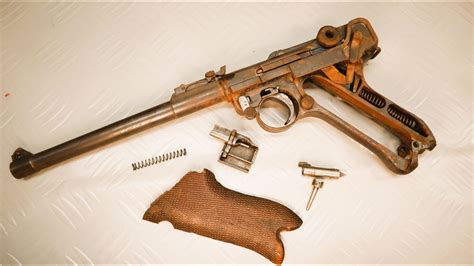 Restoring an Artillery Luger from 1917 - YouTube