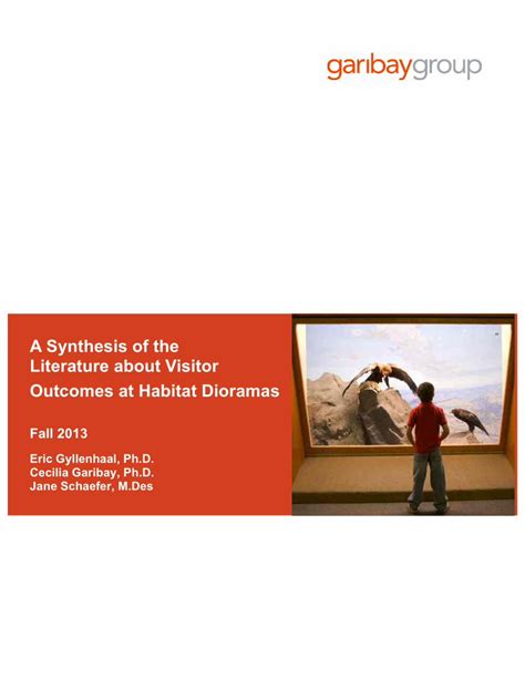 (PDF) Literature about Visitor Outcomes at Habitat Dioramas€¦ · dioramas (28 of the 225 on ...