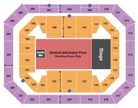 Alaska Airlines Center Tickets in Anchorage Alaska, Seating Charts ...