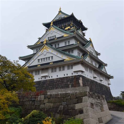 A Walk Around Osaka Castle, Osaka, Japan