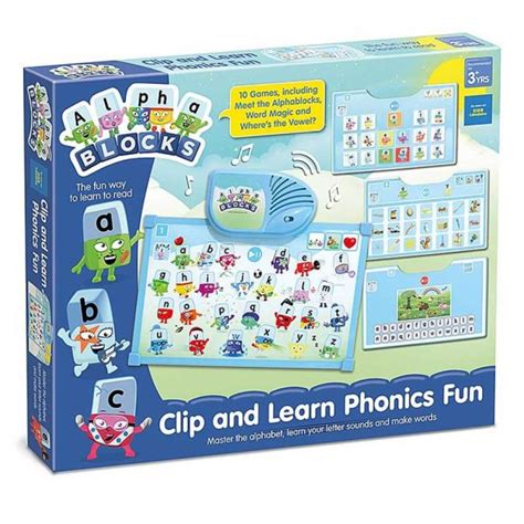 ALPHABLOCKS CLIP & LEARN PHONICS FUN - White Lemon