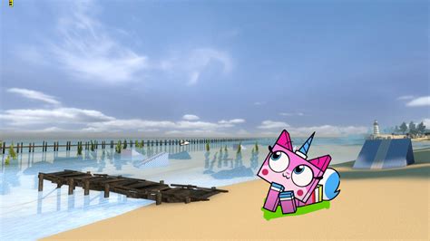 Unikitty sunbathing in her bikini | Unikitty, Summer is here, Beach