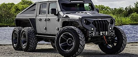 The 2021 Apocalypse Hellfire: A Jeep Gladiator With Six-Wheel Drive and ...