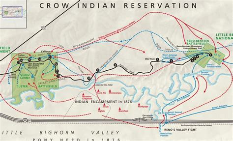 Custer's Last Stand Battle Map
