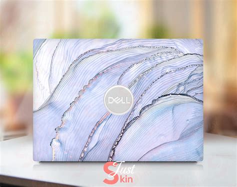 Dell Laptop Skin Stickers Pre-cut Customizable Gift Plain Color Oil ...