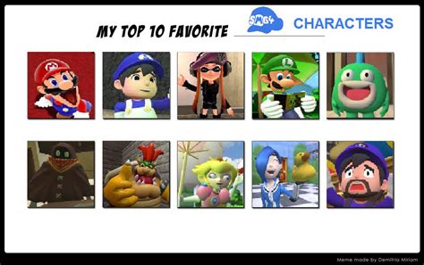 My Top 10 Favorite SMG4 characters (2022) by sergi1995 on DeviantArt