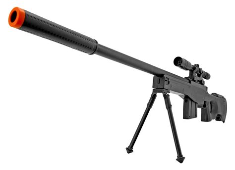 P2703B Spring Powered Airsoft Sniper Rifle - Black