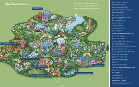 Disney World Maps - with Magic Kingdom map