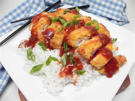 Air Fryer Chicken Katsu with Homemade Katsu Sauce Recipe | Allrecipes