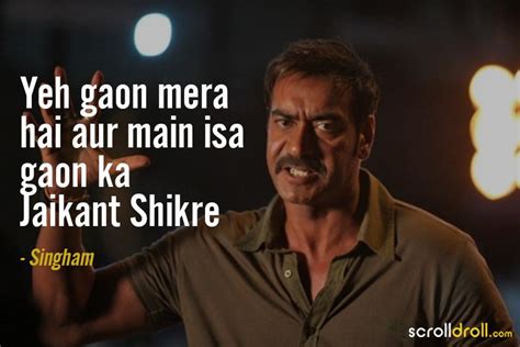 15 Fiery And Power Packed Dialogues From Singham