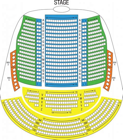 Seat Number Row Seat Number Red Rocks Seating Chart