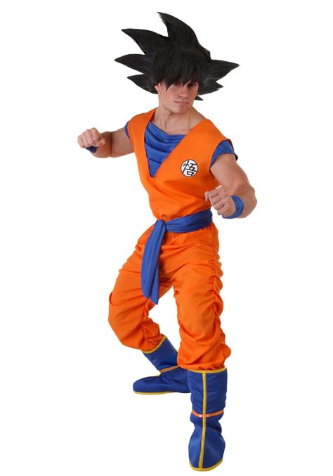 Buy Adult Dragon Ball Z Costume Men's Goku Costume Online at ...