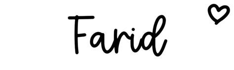 Farid - Name meaning, origin, variations and more