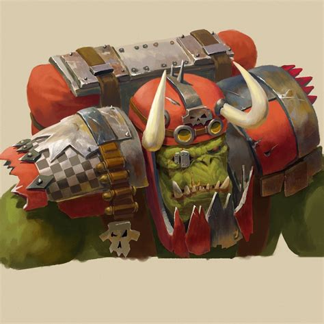 Ork Boyz - Art by Stanton Feng - 40K Gallery