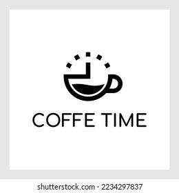 Coffee Time Logo Design Vector Template Stock Vector (Royalty Free) 2234297837 | Shutterstock