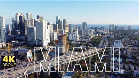 Downtown Miami 2023 by Drone 4K. - YouTube