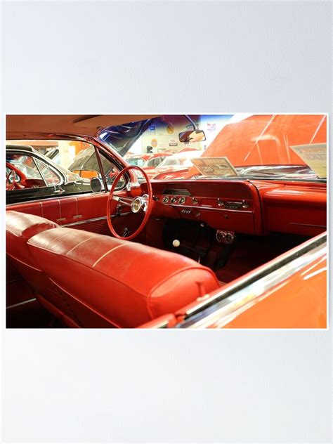 "Red car" Poster for Sale by nooknoop | Redbubble