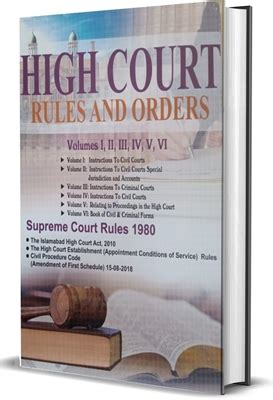 Petiwala Books. High Court Rules and Orders