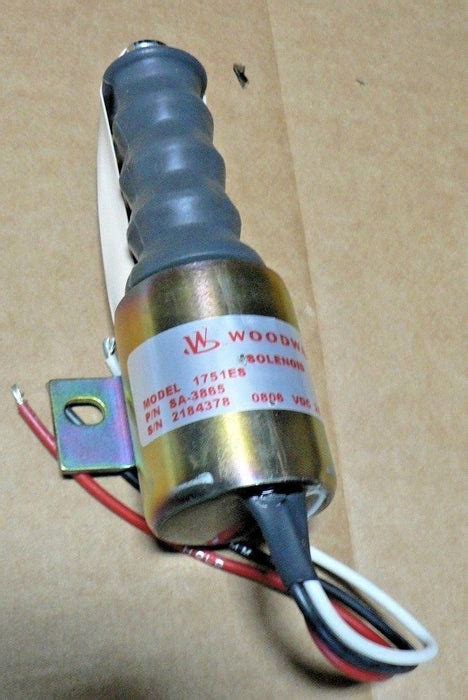 MEP802A MEP803A MEP812A MEP813A WOODWARD SOLENOID 1751ES P/N SA-3865 ...