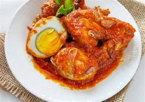 Bagaimana Membuat Ayam dan telur masak habang khas Banjarmasin Nikmat - Blacknemous Recipe