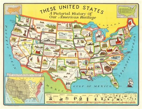 These United States A Pictorial History of Our American Heritage | Curtis Wright Maps