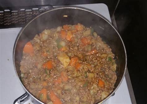 Mince meat & Vegetables Recipe by Xolani Nkosi Mhlongo - Cookpad