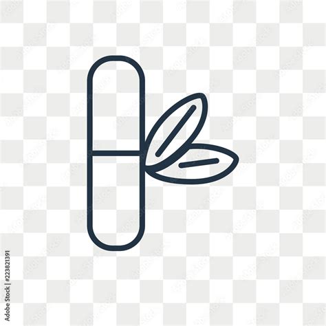 Capsule vector icon isolated on transparent background, Capsule logo ...