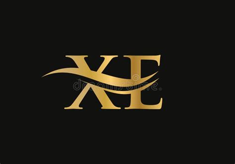 Initial XE Letter Business Logo Design Vector Template with Minimal and ...