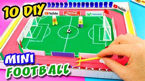 10 DIY MINIATURE FOOTBALL ZEN GARDEN - HOW TO MAKE A MINI SOCCER FIELD ...