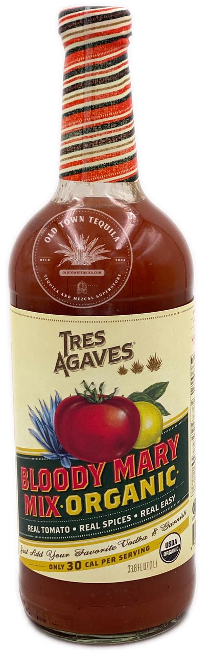 Tres Agaves Organic Bloody Mary Mix 1L - Old Town Tequila