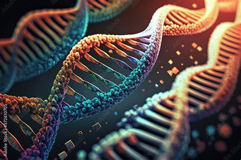 DNA sequence. Generative AI Stock Illustration | Adobe Stock