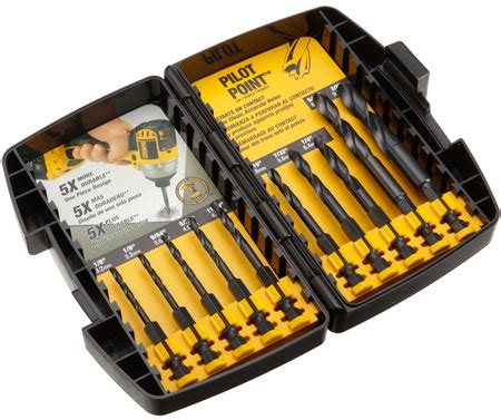 Dewalt 10-Piece Impact Driver Drill Bit Set