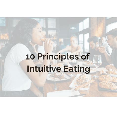 Breaking down the 10 Intuitive Eating Principles - IntuEats