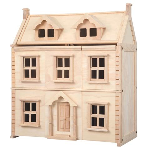 Victorian Wooden Dollhouse | PlanToys | EarthHero