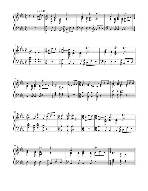 Jesus, lover of my soul (51764) Sheet music for Piano | Download free ...