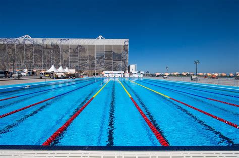 Rio 2016 Warm Up Pool Enclosure Ready For The Olympic Games