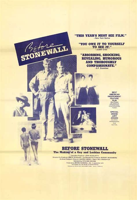 Before Stonewall Movie Poster Print (11 x 17) - Item # MOVEE7709 - Posterazzi