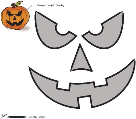 Free Printable easy funny jack o lantern face stencils patterns | Funny Halloween Day 2020 ...