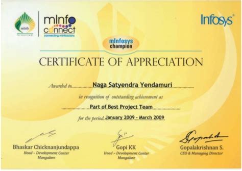 Infosys PRIMA Award